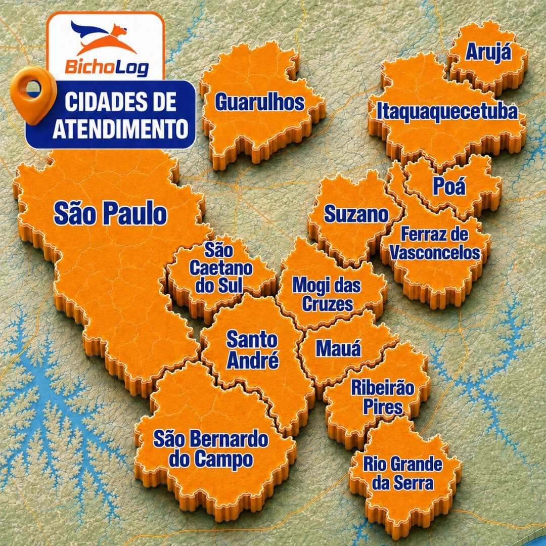 Cidade de atendimento Parceiros Bicholog